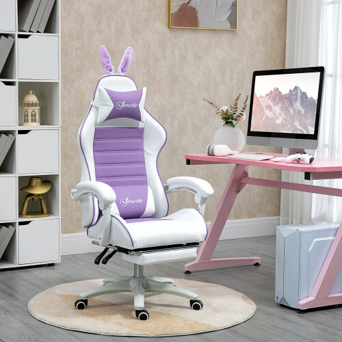Vinsetto Silla Gaming Violeta 65 x 63 x 142 cm 1