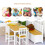 Homcom Muebles Infantile Bicolor 60 x 50 x 48 cm 6