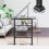 Outsunny Barandilla de Escalera Negro 95 x 5 x 98 cm 6