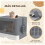 PawHut Conjunto para Mascota Gris 84.5 x 19 x 54 cm 5