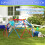 Outsunny Cúpula de Escalada Multicolor 183 x 183 x 90 cm 4