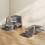 PawHut Arenero para Gato Gris 63 x 43 x 43 cm 7