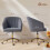 Homcom Silla de Oficina Gris 61 x 60 x 92.5 cm 6