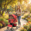PawHut Carrito para Perro Rojo 77 x 44 x 102 cm 5