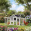 PawHut Gallinero Gris 204 x 85 x 93 cm 5