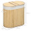 Homcom Cesto para Ropa Marrón 62.5 x 37 x 60.5 cm 6