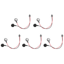 5 Stuks Magnetische Oplaadkabels voor 18650-Batterijen, SM2.54-Kabel, 3,7V USB-Oplaadkabel met Vrouwelijke Aansluiting voor Lithiumbatterijen