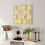 Homcom Decoración para Pared Amarillo 67.9 x 3.2 x 67.9 cm 2