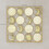Homcom Decoración para Pared Amarillo 67.9 x 3.2 x 67.9 cm 3