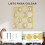 Homcom Decoración para Pared Amarillo 67.9 x 3.2 x 67.9 cm 5