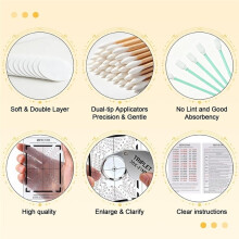 122 Pcs Card Care Clean Kit, 22-in-1 Trading Card Cleaning and Polishing Restoration Kit with Magnifying Glass