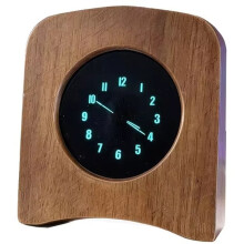 Aluminum Alloy VFD Pointer-Type Vacuum Fluorescent Clock Desktop Innovative Wi-Fi Clock 5V