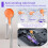 Replacement Accessories Kit Compatible for  Flow 2 Main Side Brush Hepa Filter Roller Mop 16pcs 6