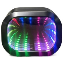 Starry Sky Iridescent Abyss Thousand-Layer Mirror Decorative Light Box Speaker Subwoofer Ambient Lights