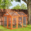 PawHut Gallinero Marrón 140 x 88.5 x 106 cm 5