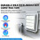 Kit com 8 Aletas de Reposição para Saídas de Ar de Secadora de 4 Polegadas - Resistentes Às Intempéries e com Fechamento Automático 4