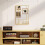 Homcom Espejo de Pared Amarillo 50 x 2 x 70 cm 2