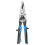 CHNT Multifunctional Metal Sheet Hand Tool Cutting Scissor Cutter Multi-Directional Scissors Industrial Work Professional B 1
