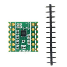 LSM6DSV 6-Axis IMU Module with Optional QMC6309 Magnetometer SPI/I²C Interface, for DIY SlimeVR & Smol-Style PCBs