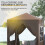 Outsunny Carpa Plegable Marrón 200 x 200 x 240 cm 7
