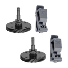 2 Stück Extrusionszahnrad-Baugruppe für Sparkx I7 3D-Drucker, Verschleißfestes Extrusionszahnrad-Set für I7 3D-Drucker