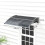 Outsunny Marquesina Exterior Negro 100 x 75 x 23 cm 6