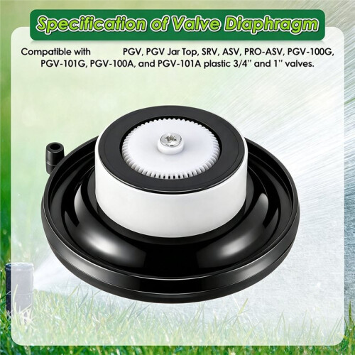 8 Pack 1'' PGV Diaphragm Irrigation Valve Replacement for Hunter 332100 Diaphragm Repair Assembly 2