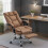 Homcom Silla de Escritorio Marrón 66 x 72 x 121 cm 5