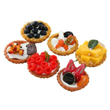 1set/6pcs Realistic Fruit Tart Sets,Perfect for Home Decor, Photography Props, and Shelf Displays