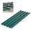 Outsunny Paneles Acero Galvanizado Verde 129 x 45 cm 1