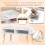 Homcom Mesa para Niño Gris 87 x 45 x 59.5 cm 4