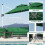 Outsunny Sombrilla Excéntrica Verde 292 x 292 x 247 cm 8