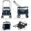 PawHut Carrito para Perro Azul 81 x 58 x 97.5 cm 6