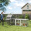 PawHut Gallinero Gris 310.5 x 149.5 x 149 cm 5