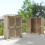 Outsunny Cobertizo de Madera Marrón 127 x 65 x 168 cm 6