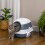 PawHut Arenero para Gato Bicolor 52 x 41 x 38 cm 5