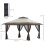 Outsunny Carpa Plegable Beige 392 x 392 x 283 cm 7