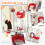 Canasta de Baloncesto Rojo 46 x 51 x 152 cm 5