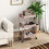 Homcom Carrito Auxiliar Rosa 45 x 30.6 x 79 cm 5
