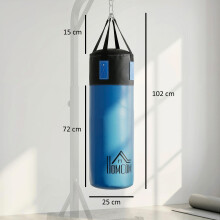 Saco de Boxeo Azul 25 x 25 x 102 cm