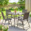 Outsunny Sillas de Jardín Marrón 55 x 63 x 93 cm 5