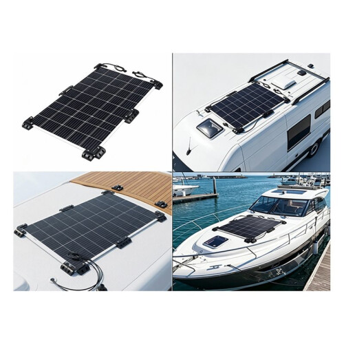 Solar Panel Mounting Bracket Installed in RVs and Yachts for Flexible PV Panels/Rigid Panel Mounts 1