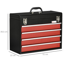 Caja de Herramienta Bicolor 51 x 22 x 39.5 cm