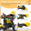 Homcom Tractor Infantil Amarillo 114 x 41 x 52 cm 4
