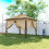 Outsunny Carpa Plegable Beige 330 x 330 x 288 cm 6