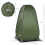 Outsunny Tienda de Ducha Verde 126 x 124 x 189 cm 1