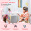 ZONEKIZ Tocador Infantil Blanco 60 x 40 x 95 cm 4