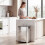 Homcom Papelera Cocina Gris 47.7 x 37.5 x 66.8 cm 5