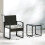 Outsunny Conjunto de Jardín Beige 58 x 55 x 76 cm 10