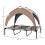 PawHut Cama Perros Elevada Marrón 106 x 76 x 94 cm 1